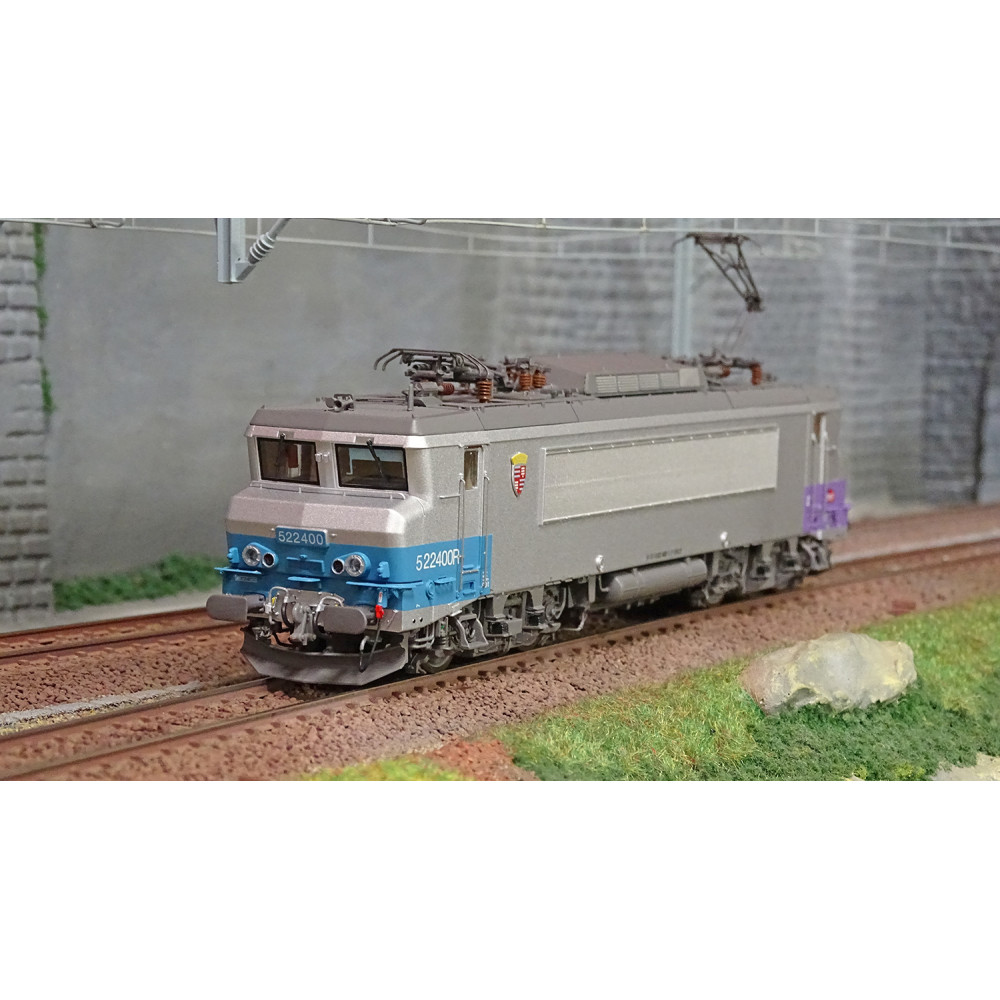 LS Models 11057S Locomotive électrique BB 22400R, SNCF, En Voyage simplifiée, blason Montigny en Ostrevent, Chambéry, Sonore Ls 