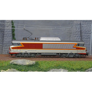 LS Models 10492S Locomotive électrique BB 15020, SNCF, gris métallisé, livrée Arzens, plaques, Strasbourg, Digital sonore Ls mod