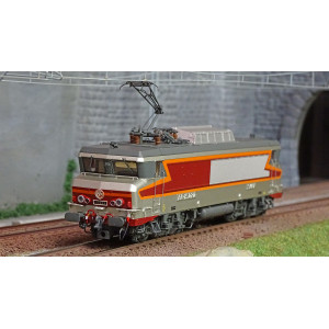 LS Models 10492S Locomotive électrique BB 15020, SNCF, gris métallisé, livrée Arzens, plaques, Strasbourg, Digital sonore Ls mod