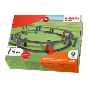 Marklin 23302 Coffret de voies complémentaire pour voie en plastique, Chemin de fer aérien - My World Marklin Marklin_23302 - 2