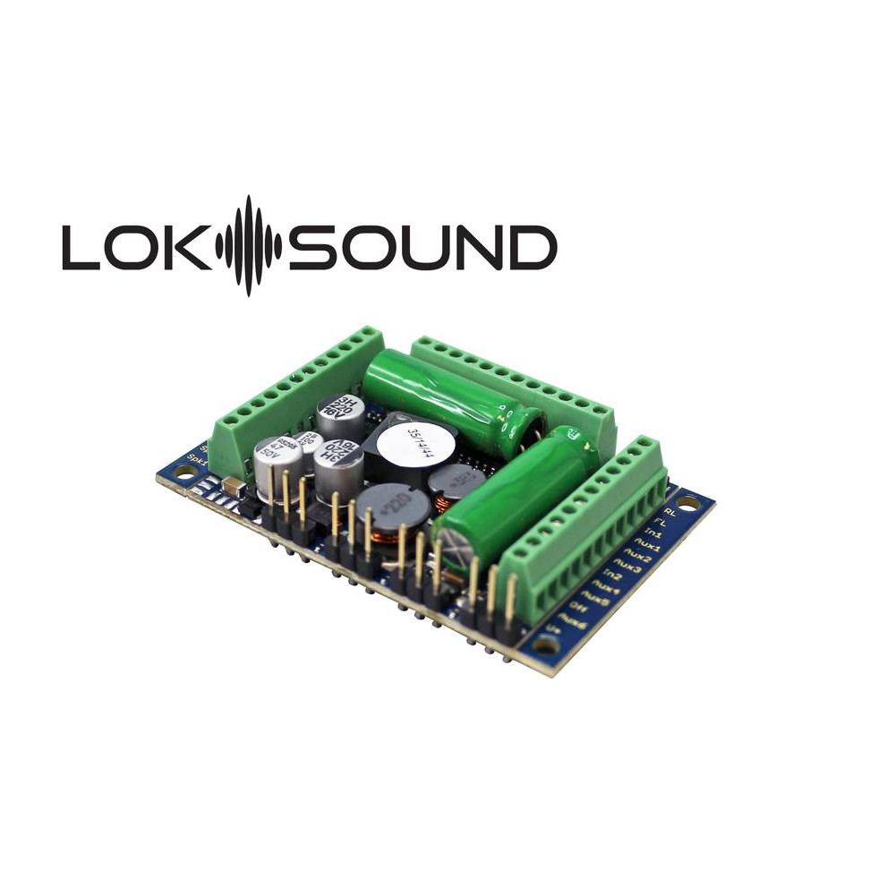 Esu 58513 Décodeur sonore vierge, DCC/MM/SX/M4, Loksound V5 XL, borniers à vis Esu Esu_58513 - 1