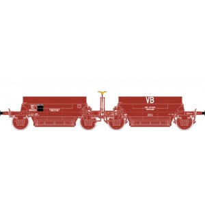 R37 HO41108 Couplage de wagons à ballast, SVwf 964572, SNCF, ep. III Rail 37 - R37 R37_HO41108 - 1