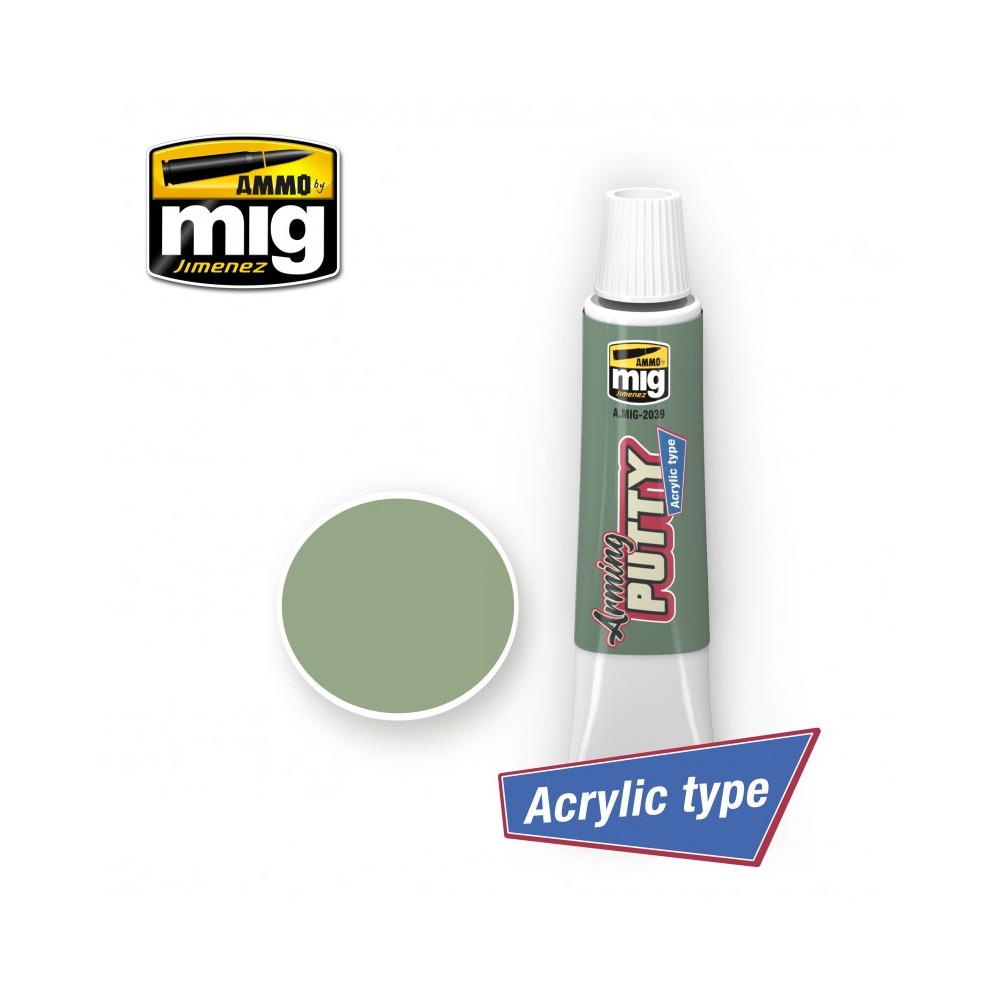 Mastic de rebouchage - Acrylique (20ml) Mig AMMO - MIG Jimenez A.MIG-2039 - 1