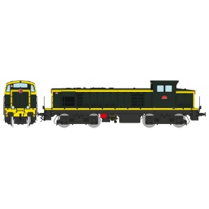 Ree Access JM008 Locomotive diesel BB 63792, vert 301, plaques en relief, SNCF Ree Modeles JM-008 - 1