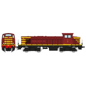 Ree Access JM011S Locomotive diesel 851, Livrée d’origine, CFL, digitale sonore Ree Modeles JM-011.S - 1