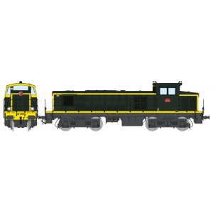 Ree Access JM014S Locomotive diesel BB 63010, Livrée vert 301, plaques en relief, SNCF, digitale sonore Ree Modeles JM-014.S - 1