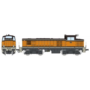 Ree Access JM015 Locomotive diesel BB 63095, Livrée Arzens Chamois 432, plaques en relief, SNCF Ree Modeles JM-015 - 1