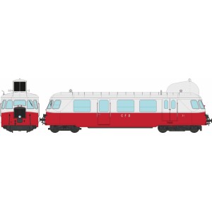 Ree Modeles VM039 Autorail Billard A80 D des CFD N°31, Rouge/Gris, 1 Phare, Iroquois Ree Modeles VM-039 - 4