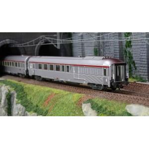 Jouef HJ4164 Set de 3 voitures voyageurs TEE Mistral, SNCF, A4Dtux / Vru / A8tu Jouef HJ4164 - 5