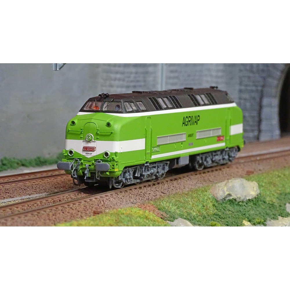 Mistral 23-03-G003 Locomotive diesel CC 65005, SNCF, vert clair, Agrivap, Ambert, digital sonore Mistral Train Models Mistral_23