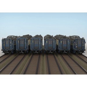 Trix 26470 Set de 6 voitures Pullman "Edelweiss", CIWL Trix Trix_26470 - 12