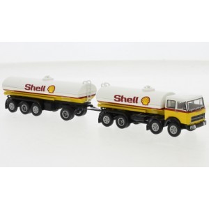 Brekina 58555 Camion Fiat 691 Millepiedi citerne + remorque citerne 4 essieux, "Shell" Sai SAI_58555 - 1