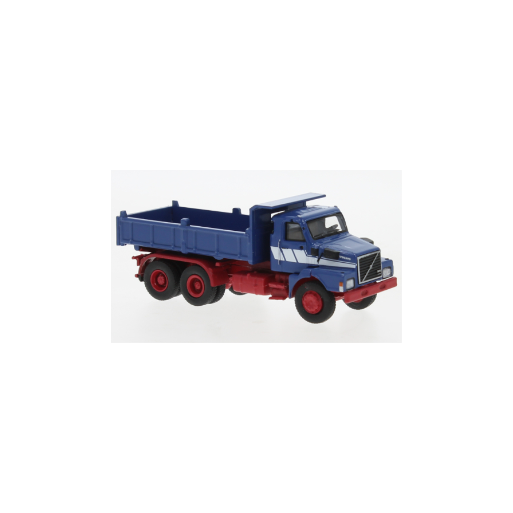 Brekina 85652 Camion Volvo N10 benne, bleu / rouge, 1980 Sai Sai_85652 - 1