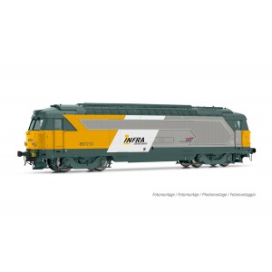 Jouef HJ2448 Locomotive diesel BB 67210, SNCF, livrée jaune/blanche, Infra Structure Jouef HJ2448 - 4