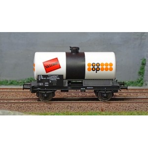 Ree modeles WB719 Wagon citerne OCEM 29, SNCF, blanc châssis noir, COOP Ree Modeles WB-719 - 2