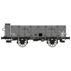 Ree Modeles WB824 Wagon Tombereau OCEM 19, gris, bois avec guérite, MIDI Ree Modeles WB-824 - 3