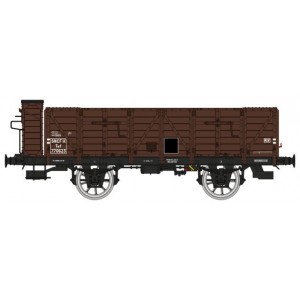 Ree Modeles WB830 Wagon Tombereau OCEM 19, brun, bois avec guérite, SNCF Ree Modeles WB-830 - 3