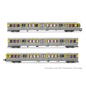 Jouef HJ4186 Set de 3 voitures voyageurs RIO 78 TER (ex NPDC), livrée jaune/argent, SNCF Jouef HJ4186 - 6