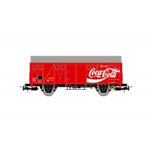 Jouef HJ6254 Wagon couvert à essieux G4 avec parois lisses, Coca Cola, SNCF Jouef HJ6254 - 3