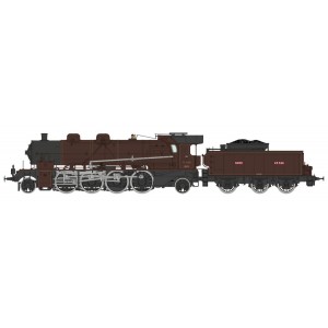 Ree Modeles MB155 Locomotive à vapeur 141 A 4.1126, NORD, CREIL, "Chocolat" Ree Modeles MB-155 - 5