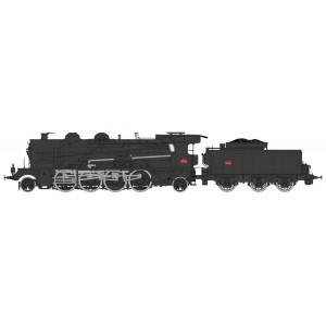 Ree Modeles MB158.S Locomotive à vapeur 5-141 C 579, PLM, Noire, digital sonore, fumée Ree Modeles MB-158.S - 5