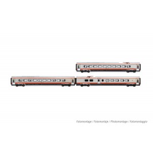 Arnold HN3511 Set de 3 complémentaires pour TGV ETR 610, FS, Frecciargento, ECE Milano – Frankfurt, échelle N Arnold HN3511 - 5