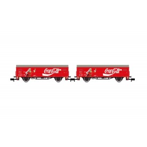 Arnold HN6645 Set de 2 wagons couverts à essieux JPD, RENFE, Coca-Cola, échelle N Arnold HN6645 - 4