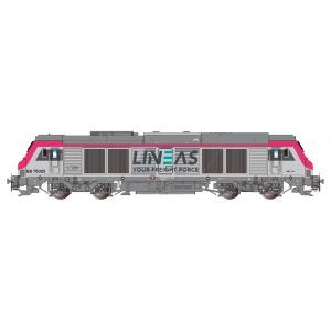 Os.Kar OS7525DCCS Locomotive diesel BB 75025, nez fuchsia V2, LINEAS, digitale sonore Os.Kar International Os.Kar_OS7525DCCS - 2