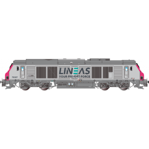 Os.Kar OS7520DCCS Locomotive diesel BB 75007, nez fuchsia V1, LINEAS, digitale sonore Os.Kar International Os.Kar_OS7520DCCS - 1
