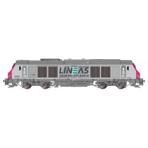 Os.Kar OS7520DCCS Locomotive diesel BB 75007, nez fuchsia V1, LINEAS, digitale sonore Os.Kar International Os.Kar_OS7520DCCS - 2