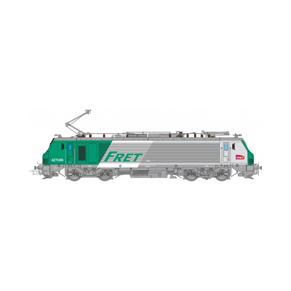 Os.Kar OS2706 Locomotive électrique 427086, SNCF, FRET, Logos Carmillon et Desgrippes Os.Kar International Os.Kar_OS2706 - 1