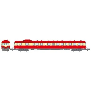 REE Modeles NW249 Autorail X-2812, toit rouge, dépôt Metz, N- 1/160 Ree Modeles NW-249 - 1