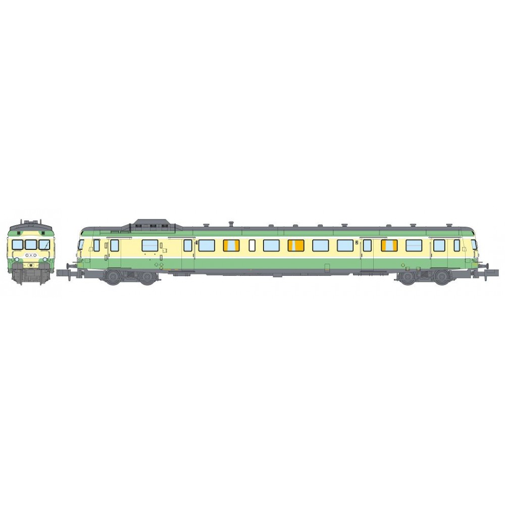 REE Modeles NW250S Autorail X-2899, Vert sans jupe, dépôt Lyon-Vaise, digitale sonore, N- 1/160 Ree Modeles NW-250.S - 1 REE Modeles NW250S Autorail X-2899, Vert sans jupe, dépôt Lyon-Vaise, digitale sonore, N- 1/160 Ree Modeles NW-250.S - 1