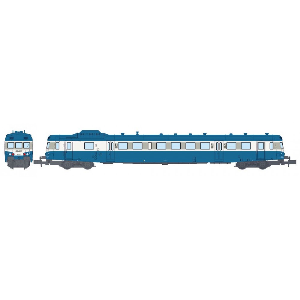 REE Modeles NW251S Autorail X-2895, Bleu, dépôt Lyon-Vaise, digitale sonore Ree Modeles NW-251.S - 1