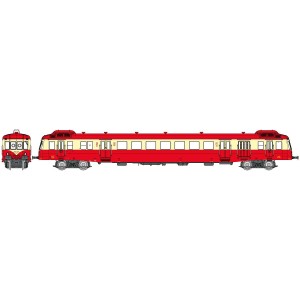 REE Modeles NW256 Autorail X-2463, toit rouge, dépôt Rennes Ree Modeles NW-256 - 1