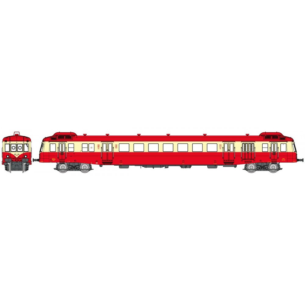 REE Modeles NW256 Autorail X-2463, toit rouge, dépôt Rennes, N- 1/160 Ree Modeles NW-256 - 1