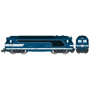 REE Modeles NW323S Locomotive diesel BB 67009, livrée bleue à plaques, dépôt Nevers, digitale sonore Ree Modeles NW-323.S - 4