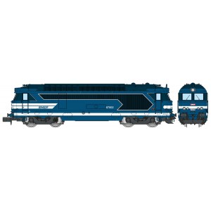 REE Modeles NW324 Locomotive diesel BB 67002, livrée bleue logo Nouilles, dépôt Avignon Ree Modeles NW-324 - 4