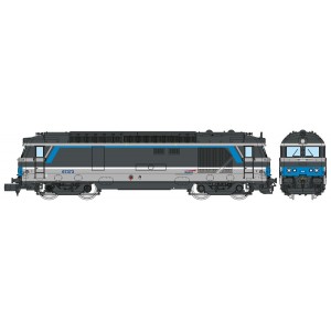 REE Modeles NW327S Locomotive diesel BB 67373, livrée Isabelle, dépôt Rennes, digitale sonore Ree Modeles NW-327.S - 4
