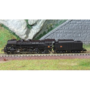 Arnold HN2481S Locomotive vapeur 141 R 1173, Mistral, SNCF, roues boxpok, livrée noire, sonore Arnold HN2481S - 2