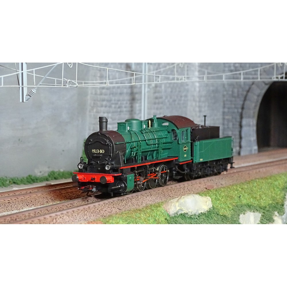 Trix 25539 Locomotive à vapeur série 81, SNCB/NMBS, livrée vert mousse/noire, digitale sonore Trix Trix_25539 - 1