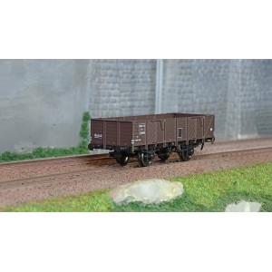 Ree Modeles WB818 Wagon Tombereau ex-PLM, SNCF, 4 portes, bois brun wagon 540 Ree Modeles WB-818 - 1