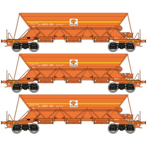 REE Modeles NW271 Set de 3 trémies EX, SNCF, Colas Rail, nouveau logo Ree Modeles NW-271 - 5