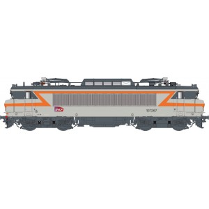 LS Models 11206S Locomotive électrique BB 107267, SNCF, gris béton / orange, logo Carmillon, Toulouse, Digital sonore Ls models 