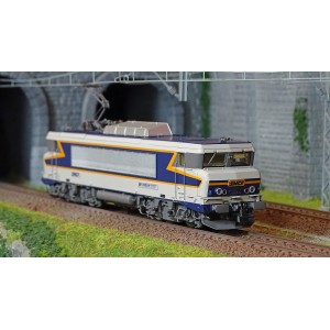 LS Models 10488S Locomotive électrique BB 10004, SNCF, Gris Argent /Bleu TEN/Chamois 432, Strasbourg, Digital sonore Ls models L