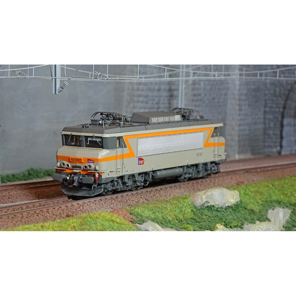 LS Models 11206 Locomotive électrique BB 107267, SNCF, gris béton / orange, logo Carmillon, Toulouse Ls models Lsm_11206 - 1