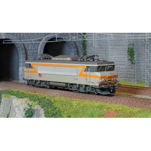 LS Models 11206S Locomotive électrique BB 107267, SNCF, gris béton / orange, logo Carmillon, Toulouse, Digital sonore Ls models 