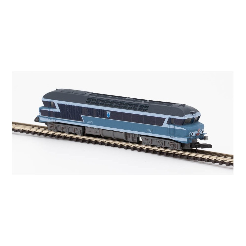 Azar L02-BL1A Locomotive diesel CC 72071, SNCF, livrée bleue, échelle Z AZAR Models AZAR_L02-BL1A - 1 Azar L02-BL1A Locomotive diesel CC 72071, SNCF, livrée bleue, échelle Z AZAR Models AZAR_L02-BL1A - 1