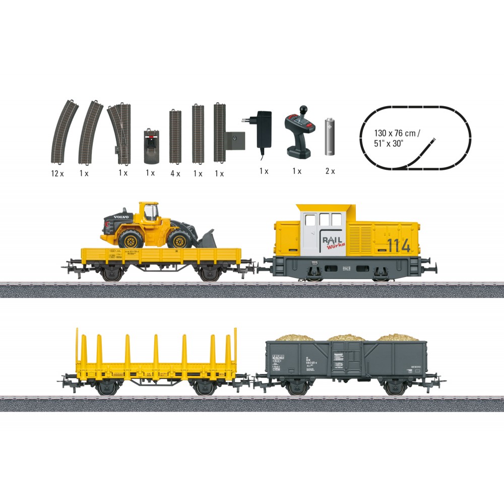 Modèle de train sur rail électrique jaune moulé sous pression
