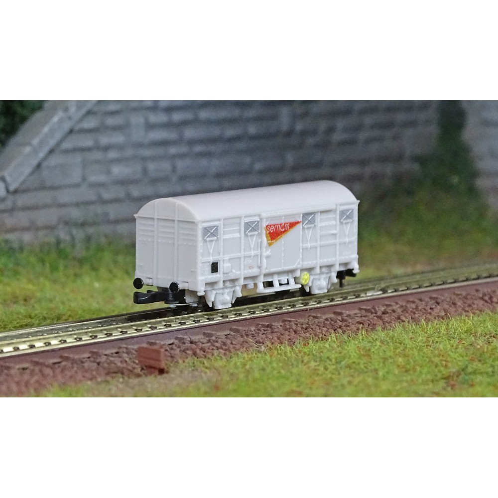 Azar W02-SNG Wagon couvert G4, SNCF, Gris, SERNAM, échelle Z AZAR Models AZAR_W02-SNG - 1